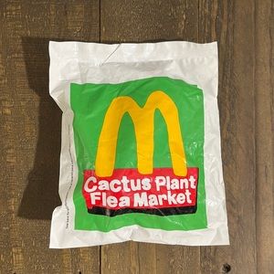Adorable Cactus Plant Flea Market Hamburglar Toy Unopened.